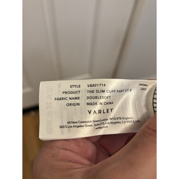 Varley Womens Double Soft The Slim joggers Olive military Green Size Extra Small - Picture 11 of 12